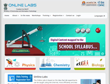 Tablet Screenshot of amrita.olabs.co.in